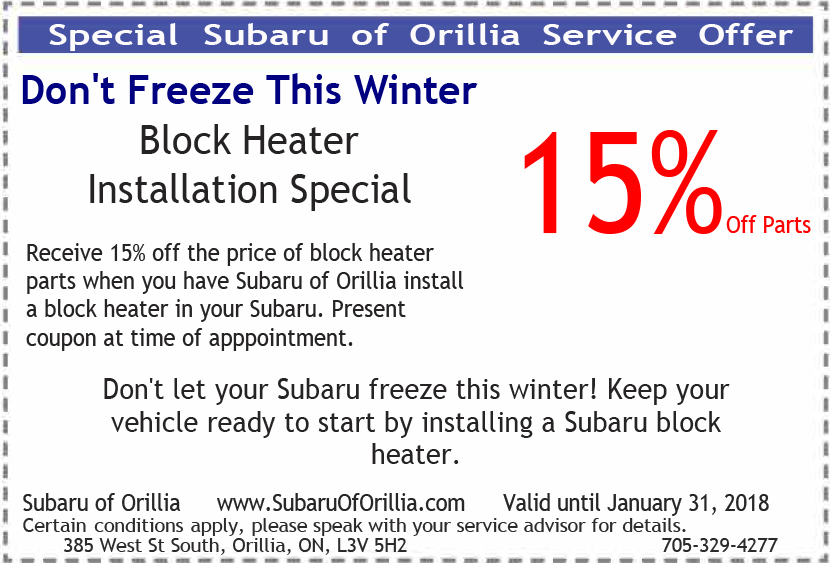 January 2018 Parts Special January 2018 Parts Special