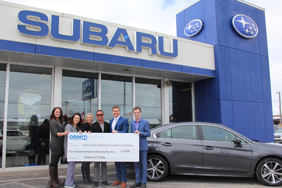 Subaru Ski Day Check Presentation