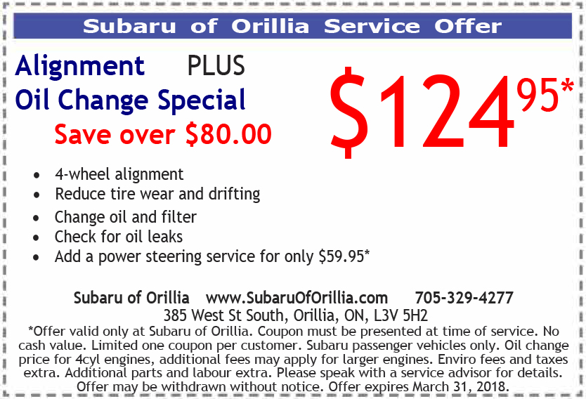 Alignment Plus Oil Change Special Alignment Plus Oil Change Special